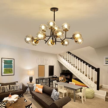 UOFUS 12-Light Sputnik Chandelier for Modern Spaces