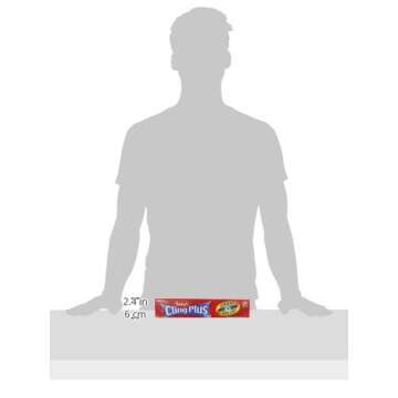 Saran Cling Plus Plastic Wrap, 200 Sq Ft, 1 Count (Pack of 1)