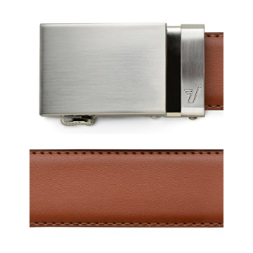 Mission Belt Men's Leather Ratchet Belt - Adjustable & Stylish