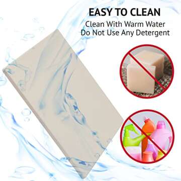 Waykea 12" x 12" Pizza Stone Square Baking Stone | Premium Cordierite Pizza Grilling Stone for Grill Oven RV Oven | Bake Homemade Golden Crispy Crust Pizza