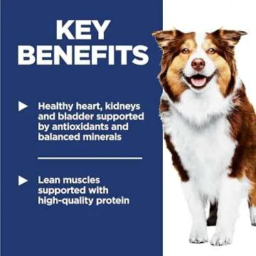 Hill's Science Diet Adult 7+, Senior Adult 7+ Premium Nutrition, Dry Dog Food, Chicken, Brown Rice, & Barley, 33 lb Bag