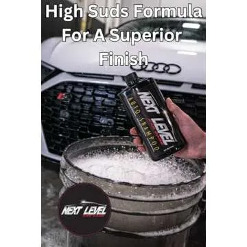 Next Level Car Care Auto Shampoo High End Car Wash Soap | Highly Concentrated | Super Slick Formula ...