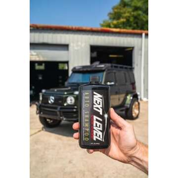 Next Level Car Care Auto Shampoo High End Car Wash Soap | Highly Concentrated | Super Slick Formula | PH Neutral | Cleans Clear Coat | Beautiful Shine | Reduces Water Spotting (16 Fl Oz (Pack of 1)