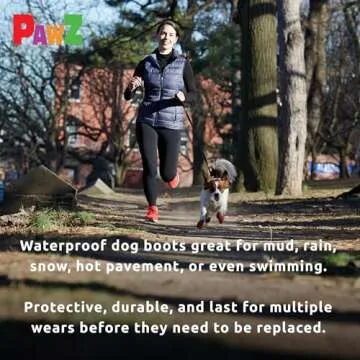 PawZ Rubber Dog Boots - Durable and Waterproof for Small Dogs