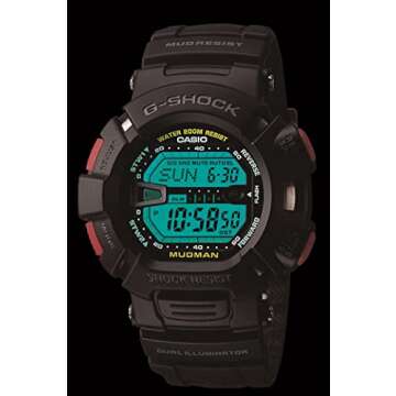 Casio G-Shock Mudman Super Dual Illuminator Men's Quartz 52mm Digital Watch G9000-1V