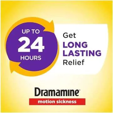 Dramamine Tablets Less Drowsy Formula, 8 tablets (Pack of 3)