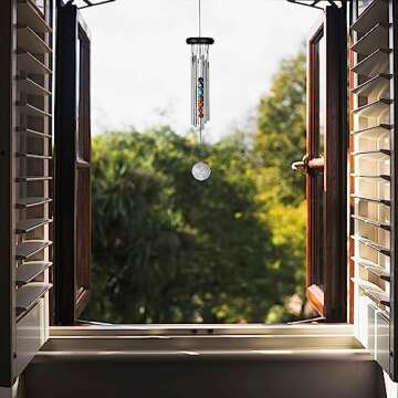 Woodstock Wind Chimes for Outside, Outdoor Decor, Outdoor and Patio Decor, Porch Decor, Meditation, ...