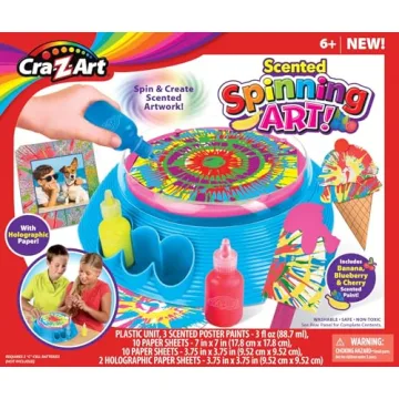 Cra-Z-Art Scented Spinning Art Machine for Creative Fun