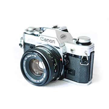 Vintage Canon AE-1 35mm SLR Camera with 50mm Lens