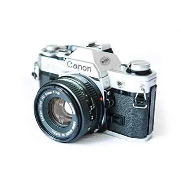 Vintage Canon AE-1 35mm SLR Camera with 50mm Lens
