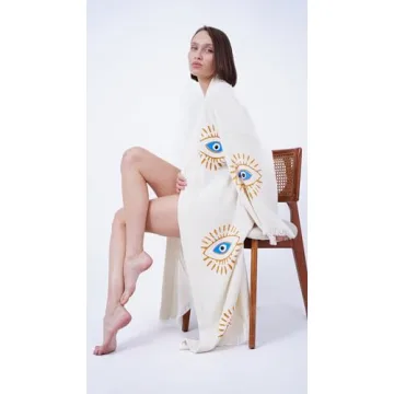 Bodho Handmade Evil Eye Boho Kimono for Summer Fashion