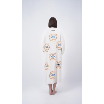 Bodho Handmade Evil Eye Boho Kimono for Summer Fashion