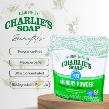 Charlie's Soap Hypoallergenic Detergent - Eco-Friendly Cleaning