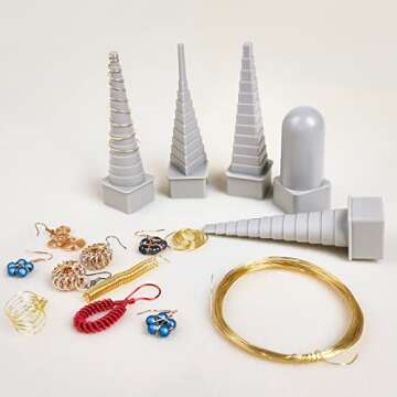 Hobbyworker Mandrel Wire Wrapping Tools for Jewelry Making