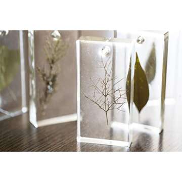 PEBEO Clear Liquid Kit-High Shine, Glossy Finish, Eco-Friendly Formula, for Casting Moulds, Table Tops, Crafting Supplies, 3L, Gedeo Bio Pro Resin, Transparent - 766144US