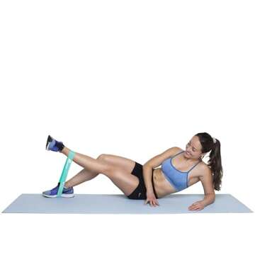 Panathletic Resistance Bands, Set of 5 Bands – 5 Different Resistance Levels, Exercise Guide, eBook, Carry Bag – 5X Booty Loop Band for Butt and Legs Women - Fitness Stretch Band for Workout Men