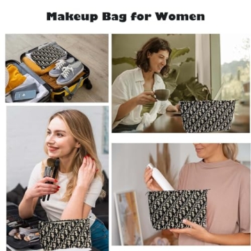 Stylish 2Pcs Makeup Bag Set for Women Travel Toiletries