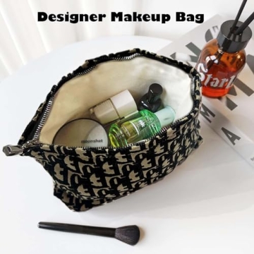 Stylish 2Pcs Makeup Bag Set for Women Travel Toiletries