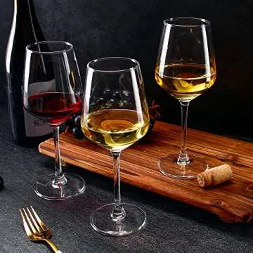 Elegant 6-Piece Wine Glass Set for Weddings and Home