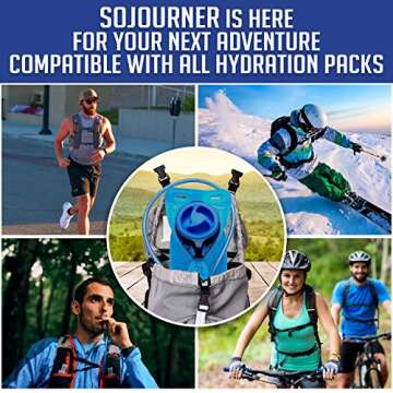 Sojourner Hydration Pack 2L - Leakproof & High Flow