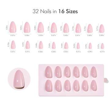 VSALON Press-On Nails - Elegant & Reusable 32 Count Kit