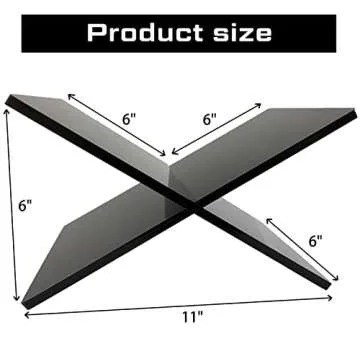 Hopysgiien Black Acrylic Book Display Stand for Easy Reading
