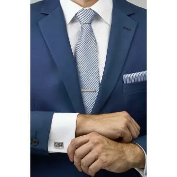 Gift Tie Set with Necktie & Pocket Squares