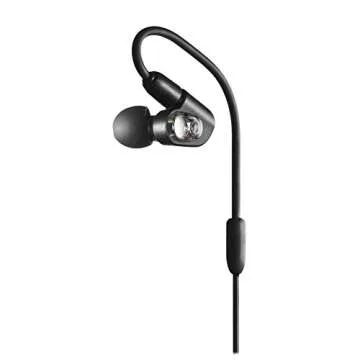 Audio-Technica ATH-E50 Professional In-Ear Studio Monitor Headphones, Black