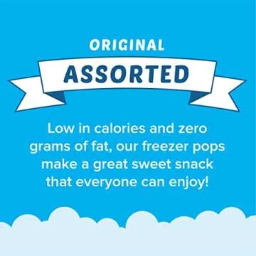 Fla-Vor-Ice Freezer Pops Variety Pack Assorted Flavors