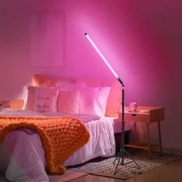 APP Controlled 2Pack RGB Tube Light for Photography