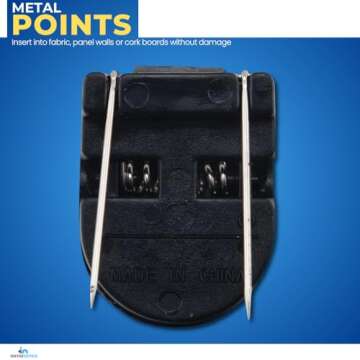 1InTheOffice Cubicle Clips - Organize Notes with Style