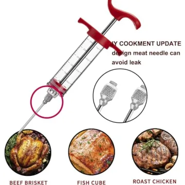 Affordable Meat Injector Syringe for BBQ Lovers