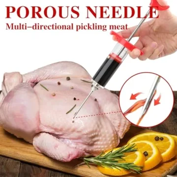 Affordable Meat Injector Syringe for BBQ Lovers