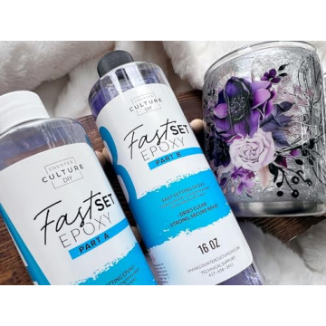 Fast Set Epoxy Resin Kit for Quick Crafting & Coatings