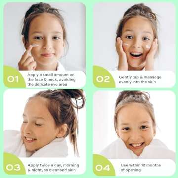 Face Moisturizer for Kids with Hyaluronic Acid - 50ml