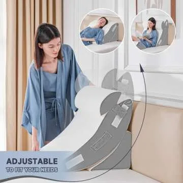 Yojoker Orthopedic Bed Wedge Pillow Set for Comfort