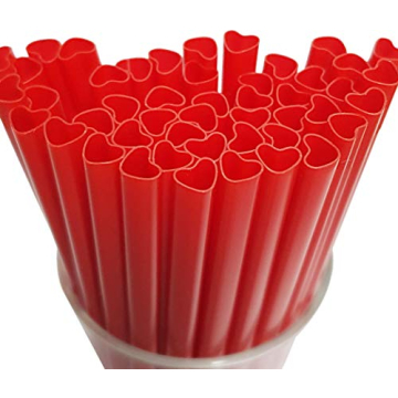 The Best MOON 100pcs Heart Shaped Red Straws for Any Celebration