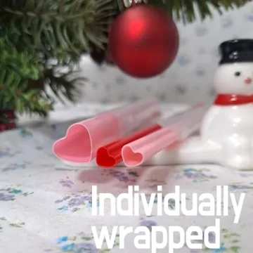 Best MOON Heart Shaped Red Straws for Any Celebration