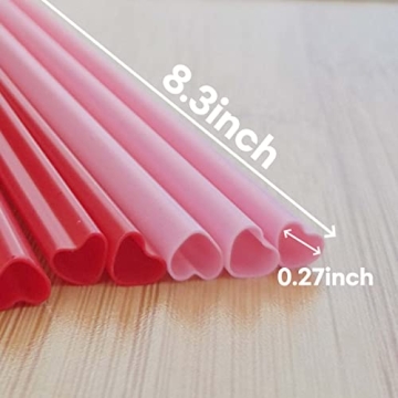 Best MOON Heart Shaped Red Straws for Any Celebration