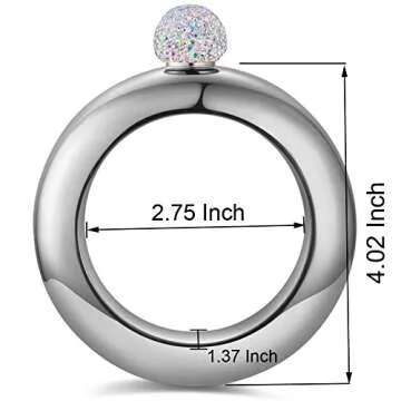 Stylish Qingo Bracelet Flask - Perfect for Any Occasion