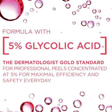 L'Oreal Paris Revitalift 5% Pure Glycolic Acid Peeling Toner with Aloe Vera, Alcohol Free, Fragrance Free 6 fl oz