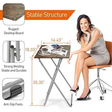 Garden 4 You Portable Folding TV Tray Table