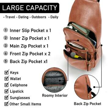 Emperia Small Sling Bag Fanny Packs Crossbody Bag - Stylish Gift for All