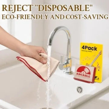 4-Pack Musical Instrument Cleaning Cloth Set for Quick Polish