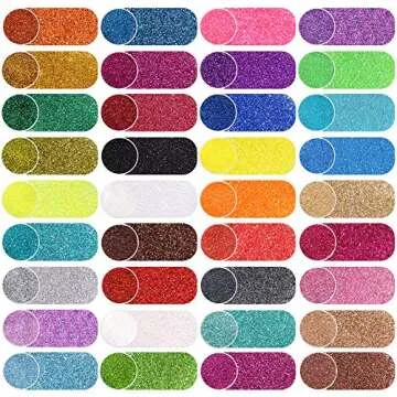 Extra Fine Glitter Set 36 Colors for Nail and Crafts