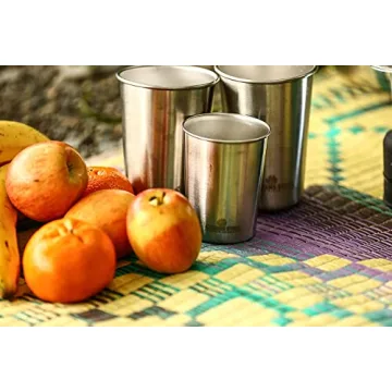 Vibrant 16oz Stainless Steel Cups - Durable Drinkware