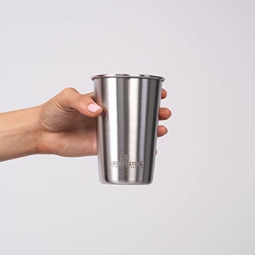 Vibrant 16oz Stainless Steel Cups - Durable Drinkware