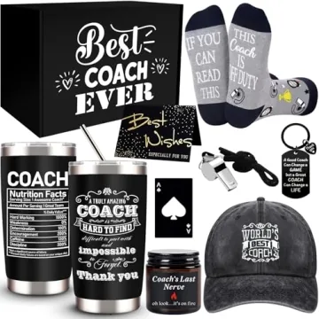 JTAMOHI Best Coach Ever Gifts - Perfect for All Sports!