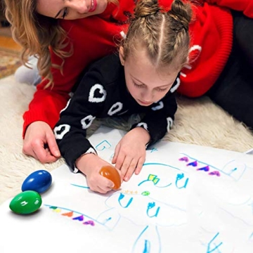 AIERVEN Jumbo Crayons - Washable & Non-Toxic for Toddlers