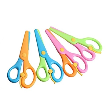 LovesTown Safety Scissors for Kids - 4Color Set